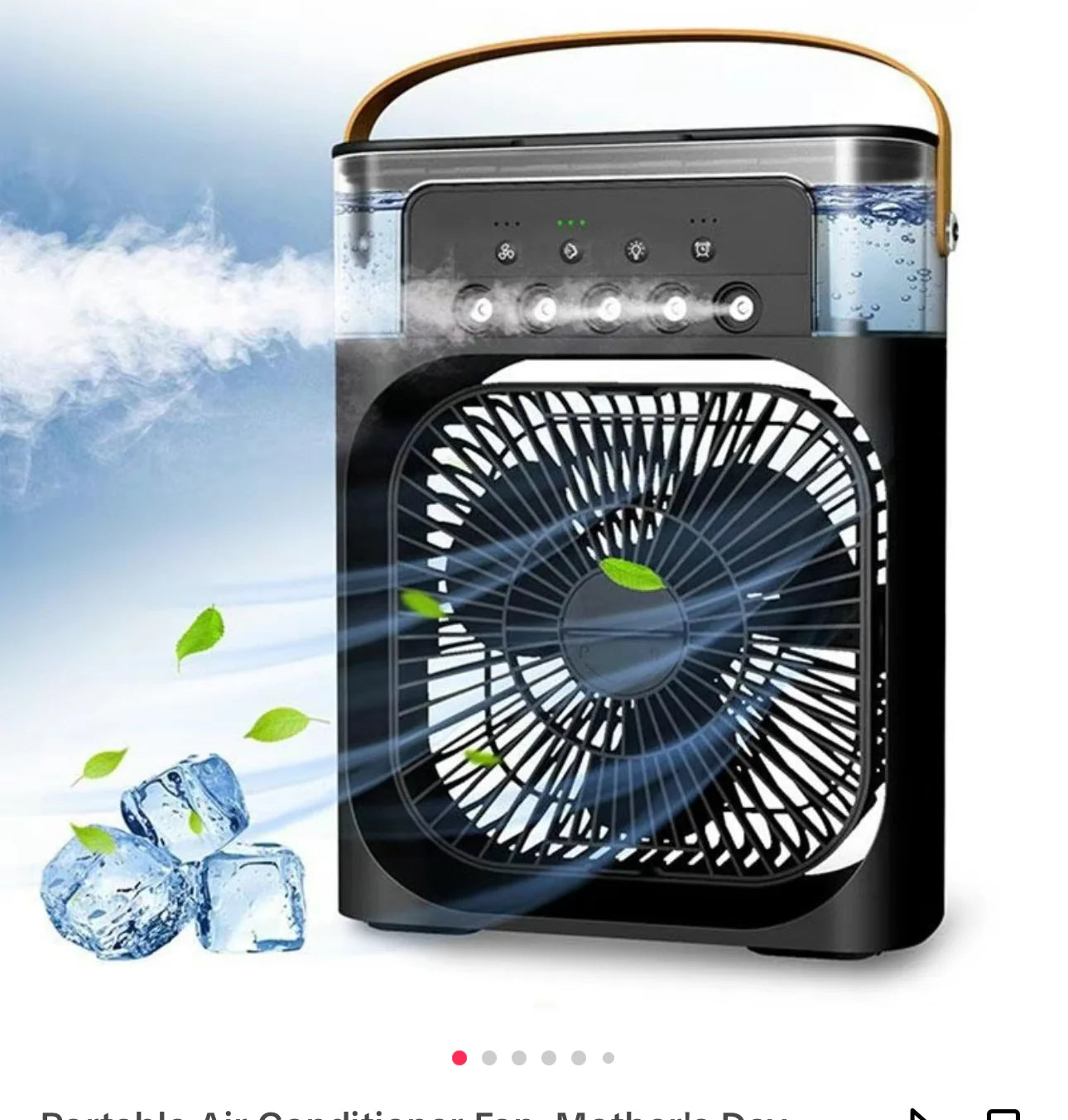 Compact Air Conditioner Fan