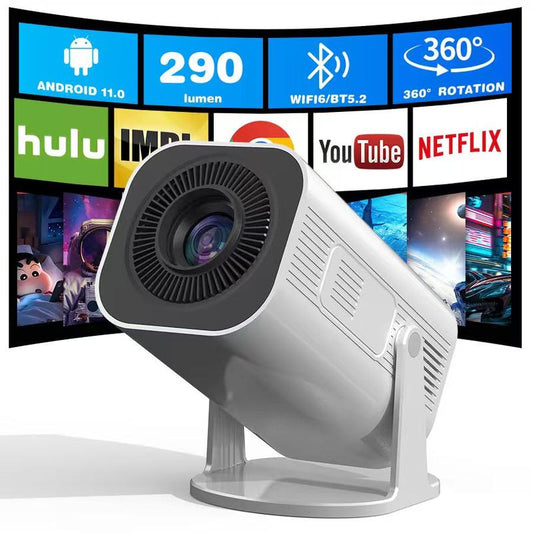 Experience Stunning 1080P Full HD with the XBJ Mini Portable Projector - Perfect for Outdoor Movie Nights and Cozy Bedroom Viewing!