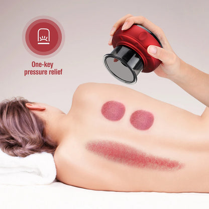 Revitalize Your Body with the Smart Electric Vacuum Cupping Device - Ultimate Fatigue Relief and Anti-Cellulite Massager!